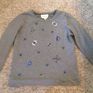 Two by Vince Camuto Sweatshirt with Jewels